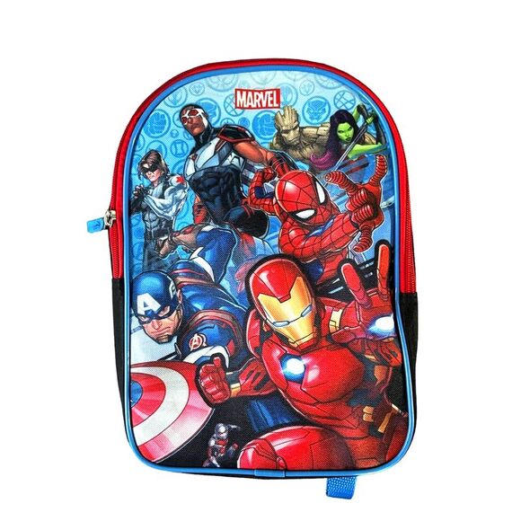 New Avengers Backpack 11" & 16.5 Water Bottle 2-Piece Set - Picture 4 of 7